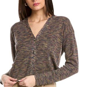 Theory Hanalee Linen-Blend Cardigan